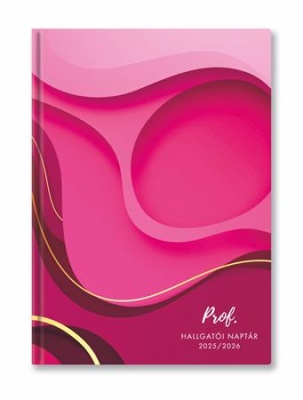 Hallgatói naptár, 2025/2026 tanév, A5, heti, TOPTIMER, pink