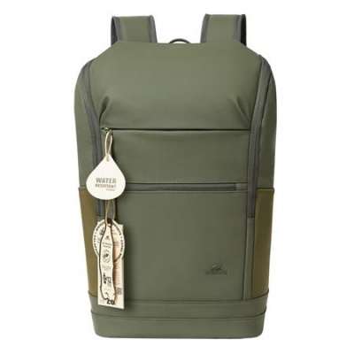 Notebook backpack, 15,6", 20L, RIVACASE "Eden ECO 7856", olive green