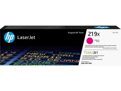 W2193X Lézertoner LaserJet Pro 3202 nyomtatóhoz, HP219X, magenta, 2,5k