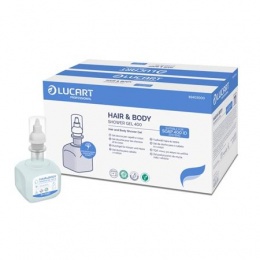 Tusfürdő és sampon, 0,4 l, LUCART "Hair&Body", gingko bilobával