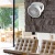 Asztali ventilátor, falra szerelhető, 23 cm, HOME, fehér